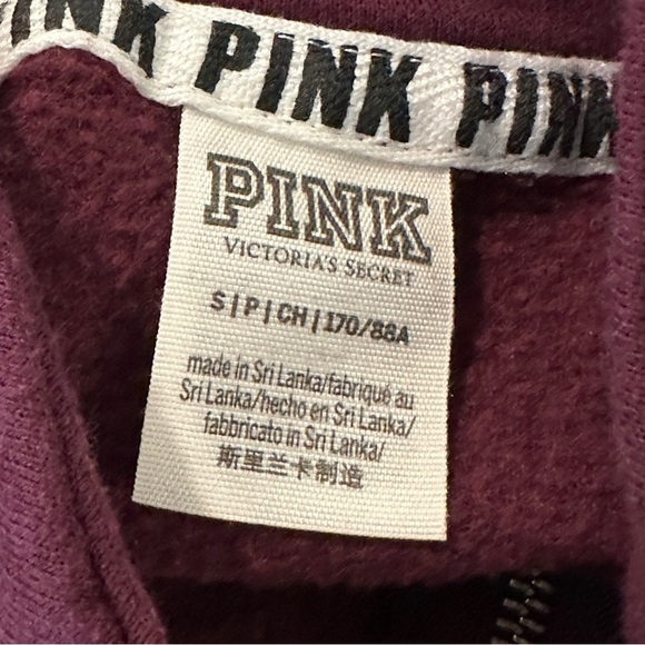 PINK Victoria's Secret Pullover with Red and Blue Stripes Small - Picture 6 of 7